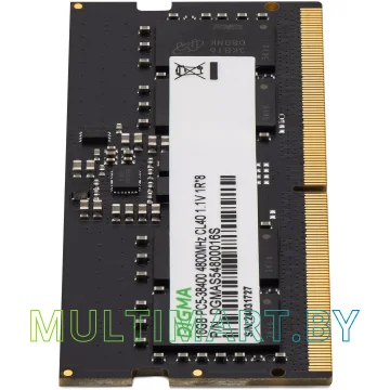 Оперативная память Digma 16GB DDR5 SODIMM PC5-38400 (DGMAS54800016S) картинка 4
